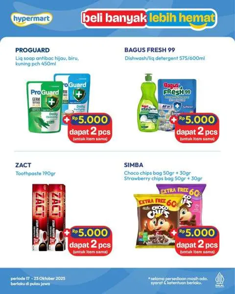Promo Hypermart Beli Banyak Lebih Hemat Periode 20-23 Oktober 2025